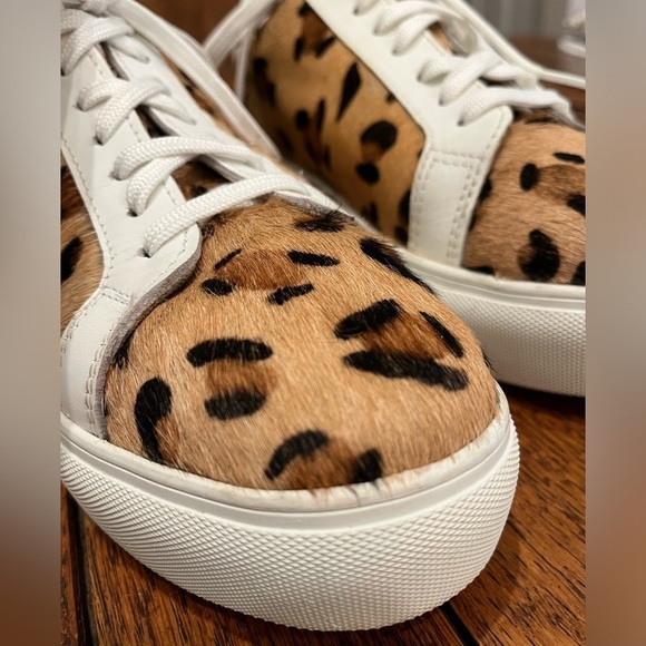 Myra Leopard Print Platform Fashion Sneakers - Picture 2 of 8